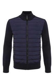 Шерстяной кардиган на молнии с воротником-стойкой Canada Goose