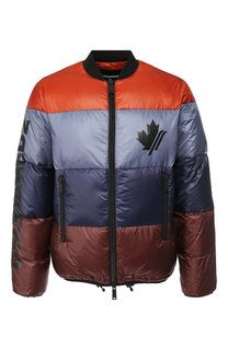 Пуховая куртка на молнии Dsquared2