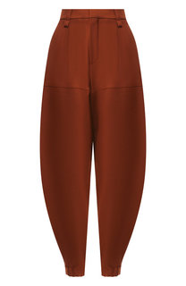 Укороченные шерстяные брюки Chloé