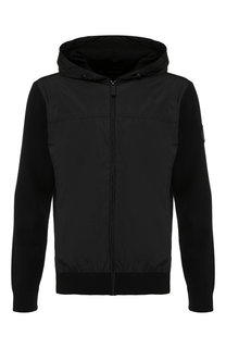 Шерстяной кардиган на молнии с капюшоном Canada Goose