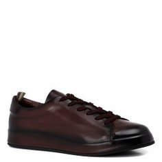 Кеды OFFICINE CREATIVE TWACE LUX/001 бордовый
