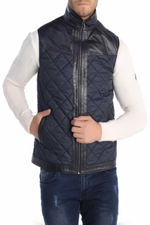 Leather Vest GIORGIO DI MARE