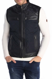 Leather Vest GIORGIO DI MARE