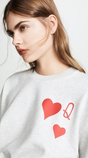 Vika Gazinskaya Heart Print Sweatshirt