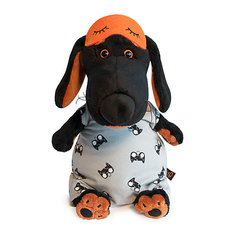 Мягкая игрушка Budi Basa Собака Ваксон в спальном комбинезоне и в маске, 25 см