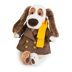 Мягкая игрушка Budi Basa Собака Бартоломей в пальто, 27 см