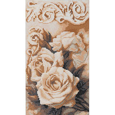Алмазная мозаика Фрея "Чайные розы", 36,8х20,5 см
