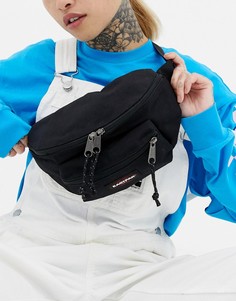 Черная сумка-кошелек на пояс с двумя карманами Eastpak - Черный