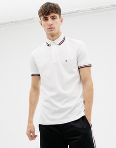 Футболка-поло с контрастной отделкой Tommy Hilfiger - Белый