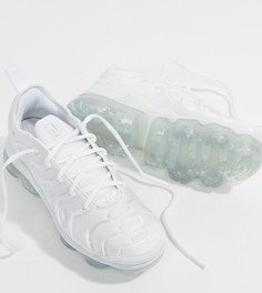 Белые кроссовки Nike Air Vapormax Plus - Белый