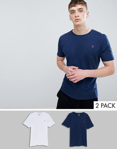 2 футболки для дома Farah - Темно-синий