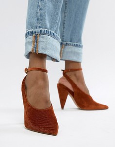 Туфли на высоком каблуке ASOS DESIGN Patience - Рыжий