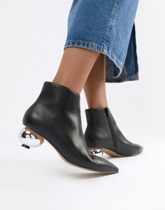 Ботильоны на каблуке ASOS DESIGN - Черный