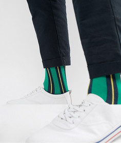 Яркие носки в полоску ASOS DESIGN The Jamie Robert Collection - Зеленый