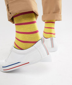 Яркие носки в полоску ASOS DESIGN The Jamie Robert Collection - Желтый