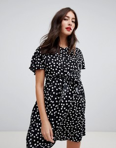 Платье мини с запахом для кормящих мам ASOS DESIGN Maternity - Мульти