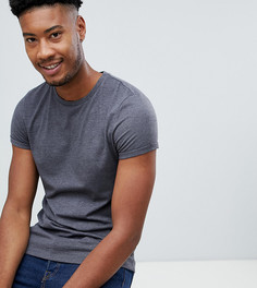 Серая футболка с круглым вырезом ASOS DESIGN Tall - Серый