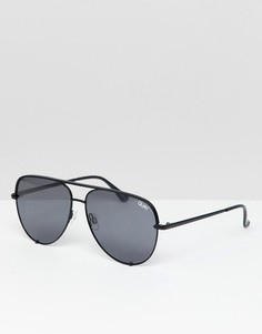 Солнцезащитные очки-авиаторы Quay Australia X Desi - Черный