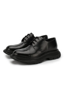 Кожаные дерби на шнуровке Alexander McQueen