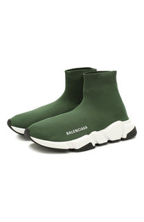 Текстильные кроссовки Speed без шнуровки Balenciaga