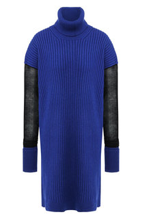 Шерстяное платье с высоким воротником Maison Margiela