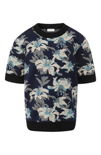 Пуловер с коротким рукавом и принтом Dries Van Noten