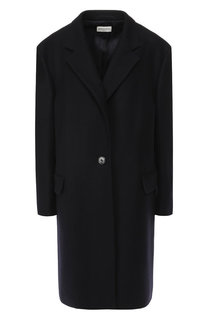 Шерстяное пальто на одной пуговице Dries Van Noten