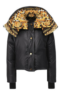Куртка на молнии с капюшоном Versace
