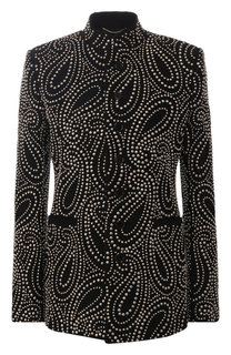 Хлопковый жакет с декоративной отделкой Saint Laurent