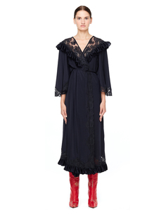 Полупрозрачное платье с поясом Vetements