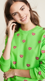 Zoe Karssen Embroidered Loose Fit Sweatshirt