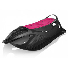 Санки Gismo Riders "Neon Grip", чёрно-розовые