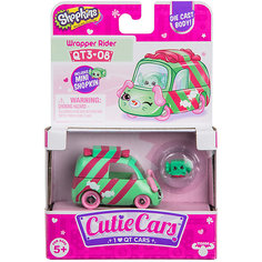 Машинка Moose "Cutie Car" Конфетка в обёртке с фигуркой Shopkins, 3 сезон