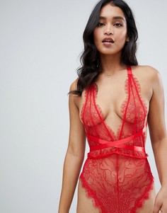 Боди с ленточкой ASOS DESIGN Amy - Черный