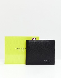 Кожаный бумажник с принтом Ted Baker - Черный