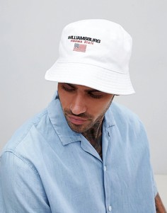Белая панама с вышивкой ASOS DESIGN - Белый