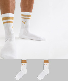 Набор белых носков (2 пары) Puma 261058001101 - Белый