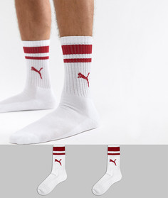 2 пары белых носков Puma 261058001435 - Белый