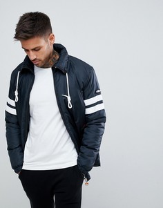 Черная куртка со вставками на рукавах ellesse Mandial - Черный