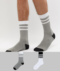 2 пары носков в спортивном стиле ASOS DESIGN - Мульти