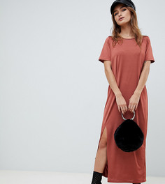 Платье-футболка макси ASOS DESIGN Petite - Оранжевый