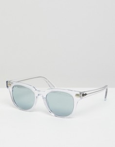 Круглые солнцезащитные очки в прозрачной оправой Ray-Ban 0RB2168 - Очистить