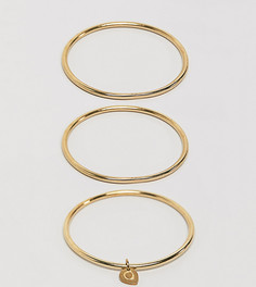 Комплект золотистых браслетов Made - Золотой