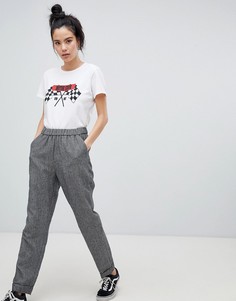 Брюки с шевронным узором Daisy Street - Серый