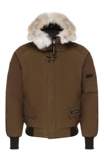 Утепленный бомбер Chilliwack с меховой отделкой капюшона Canada Goose