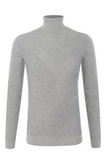 Шерстяной свитер фактурной вязки BOSS