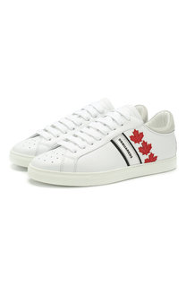 Кожаные кроссовки Canadian Team на шнуровке Dsquared2