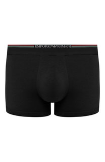 Хлопковые боксеры с широкой резинкой Emporio Armani