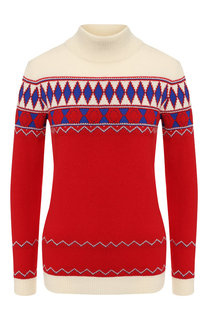 Шерстяной пуловер с воротником-стойкой Maison Margiela