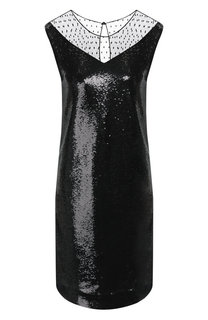 Мини-платье с пайетками Emporio Armani